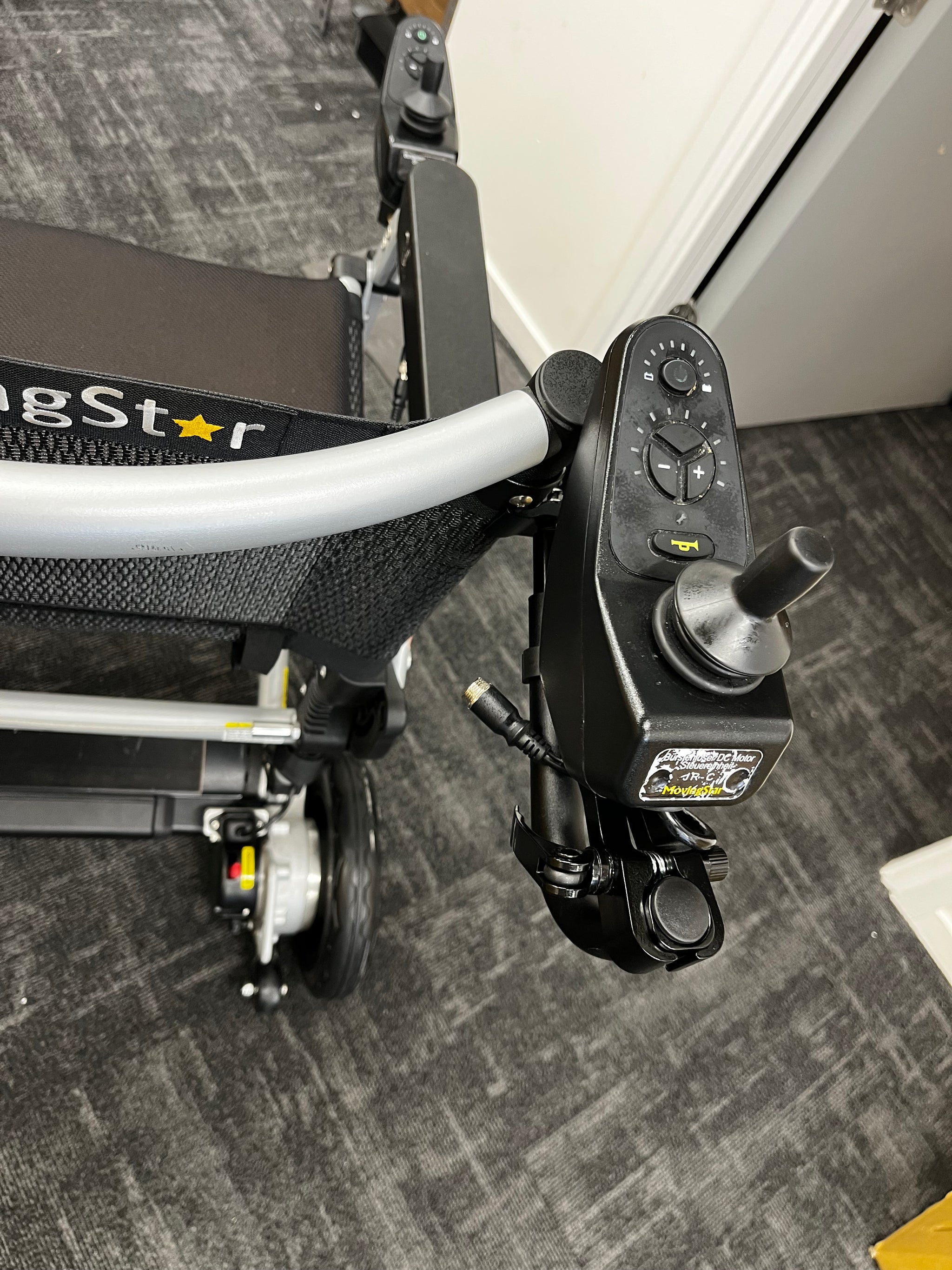 Care Giver / Assistant Control Bracket - Designed for most Electric Wheelchairs
