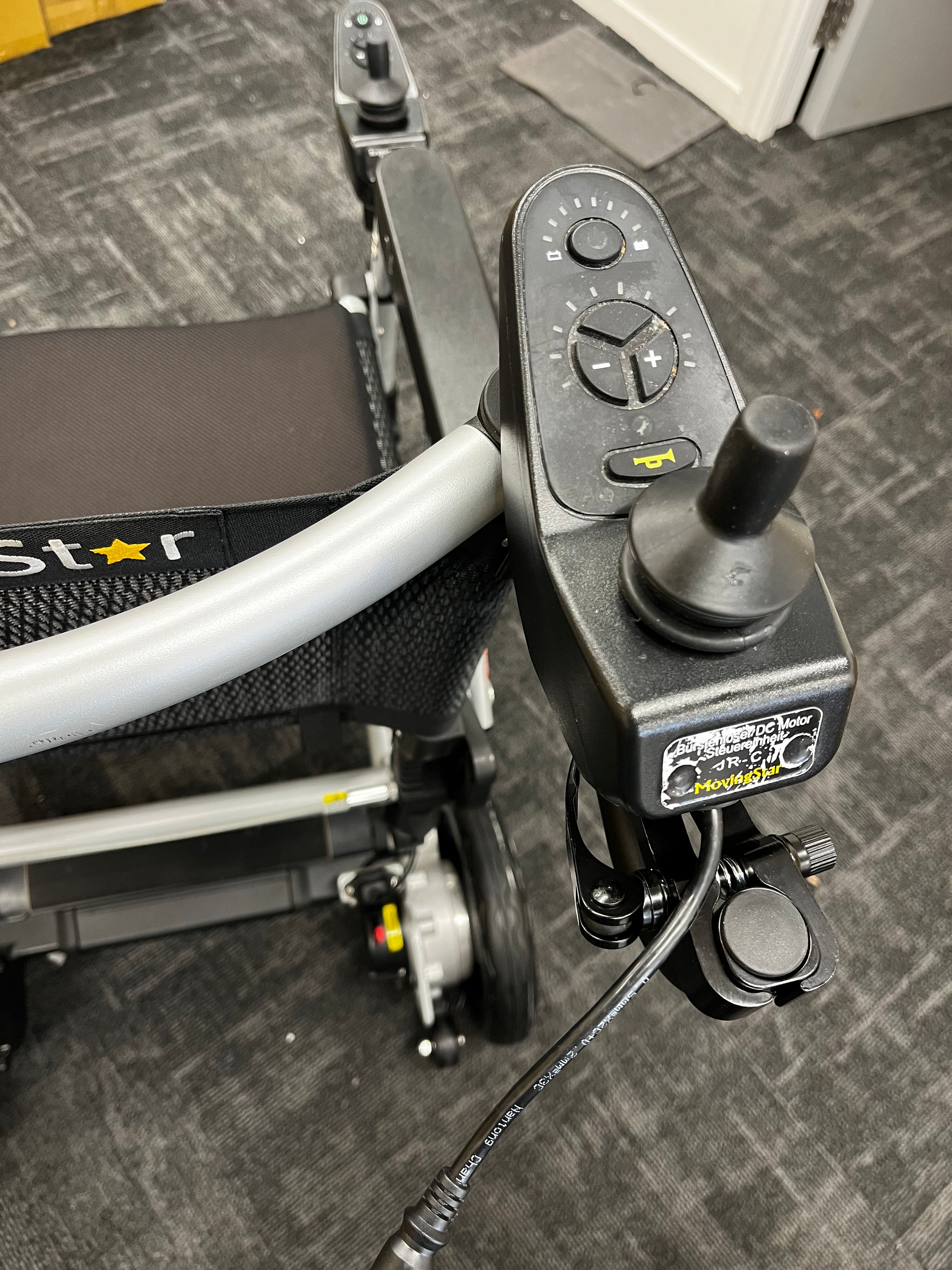 Care Giver / Assistant Control Bracket - Designed for most Electric Wheelchairs