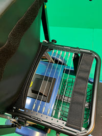 Extra thick seat cushion With a spring ioaded seat frame - Super comfortable